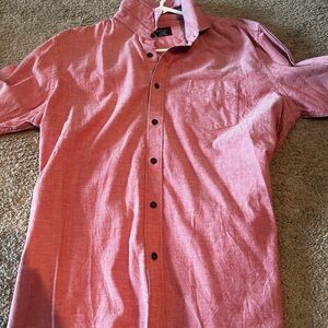 UNTUCKit Casual Red Button-Down Shirt XL Slim
